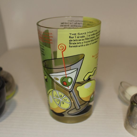 VTG 1950s glass and silver martini cocktail mixer retro - Picture 5 of 9